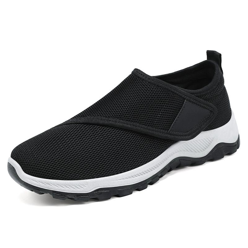 Men's Mesh Breathable Casual Shoes Velcro Single Shoes