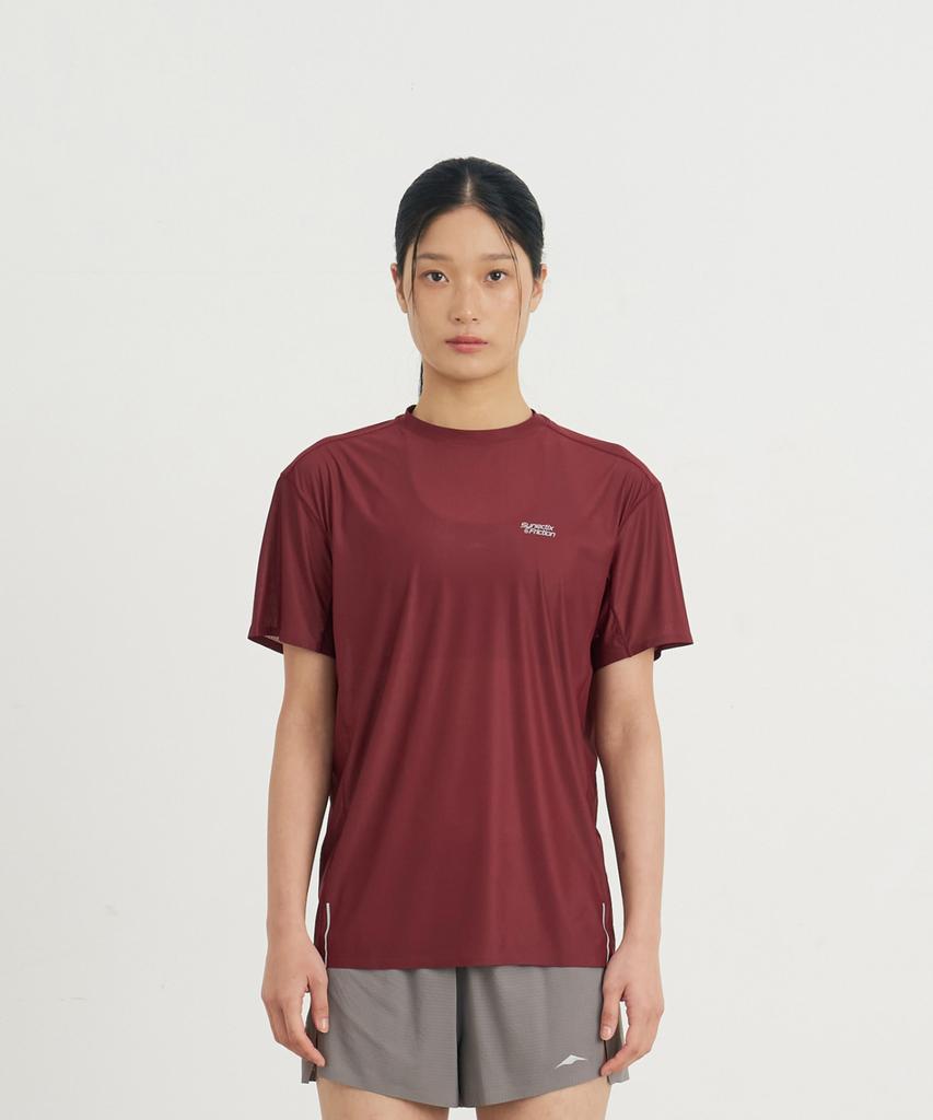 Goyoweeo [Synectics Friction] Sprint Dry Letter Short Sleeve (Burnt Red)