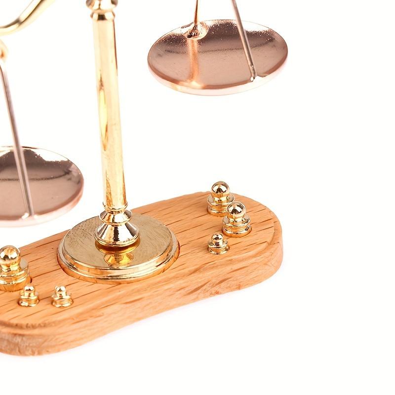 Classic Balance Decoration, Small Retro Balance Scale, Portable DIY Collectible Item, Authentic Miniature Collectible Accessory