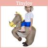 Adult Inflatable Kids Horse  Jockey Costume Fancy Dress Outfit Races Stag Night