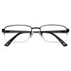 Blue Light Blocking UV Metal Fashion Black [Dollger] Glasses, Protection, Frame, Glasses, Men's Eyeglasses, Non-Prescription, Ultra-Lightweight,