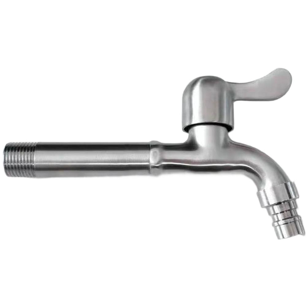 Faucet Stainless Steel Quick Open Faucet High Temperature Resistant Extended Water Tap For Garden Home Bathroom Kitchen Replace