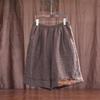 Shorts d'été rétro imprimés décontractés pour femmes, patchwork, amples, shorts de sport