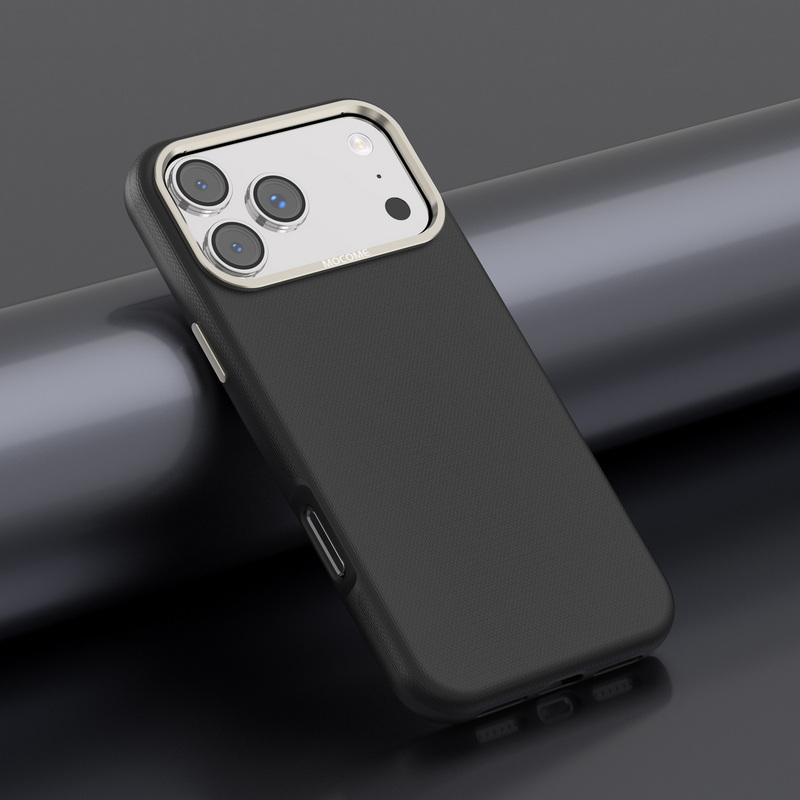 

Магнитный Чехол Конфетного Цвета Для iPhone 17 Pro Max iPhone 16 15 14 13 Pro Max 12 Для Роскошной Сетчатой PU Кожи Гибридный TPU Ударопрочный Мягкий Чехол For iPhone 17 чёрный