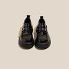Platform British Style Black Small Leather Shoes New Autumn and Winter Mary Jane Velvet