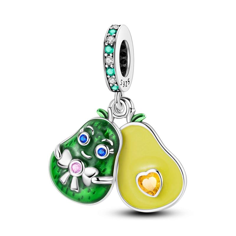 Kupfergrün Serie Kleeblüte Gänseblümchen Anhänger Charm Perlen Schmuck Passt auf Echte Armbänder Schmuck Für Frauen DoItYourself