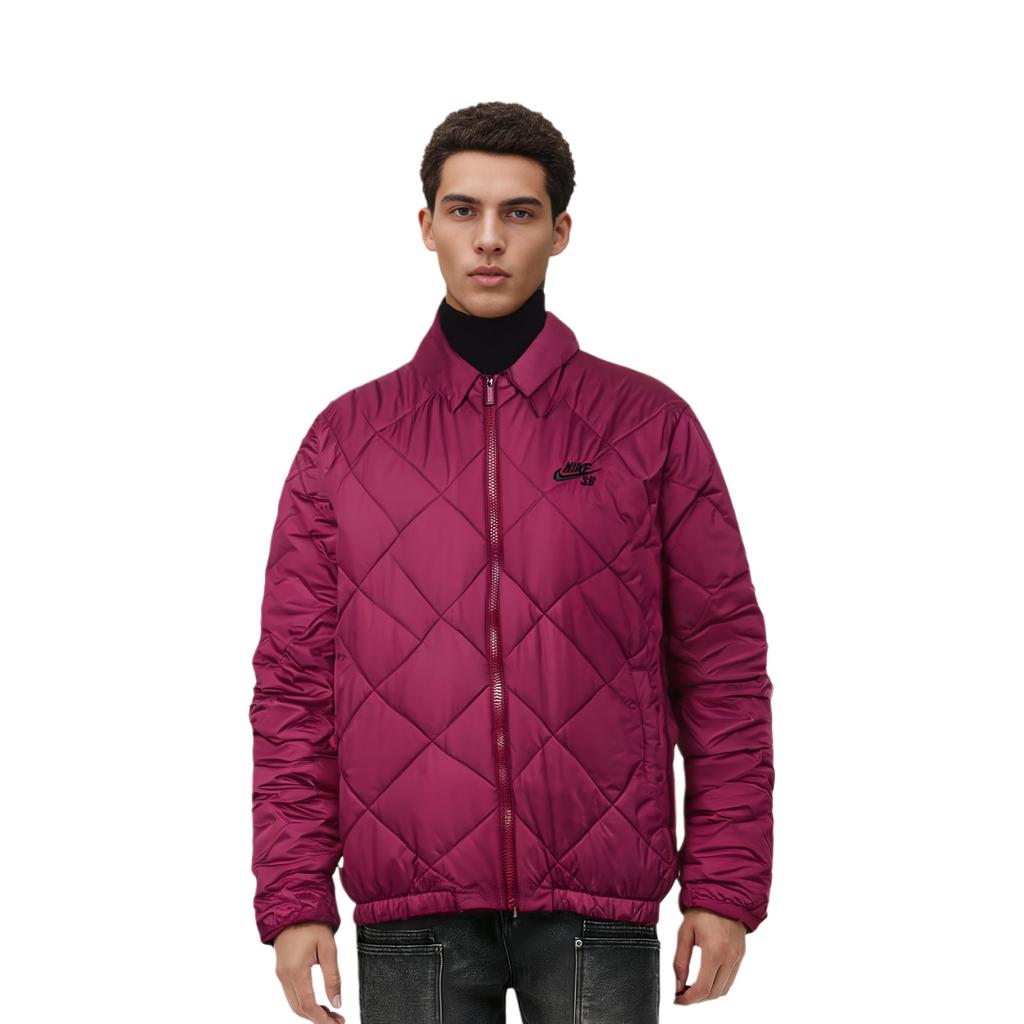 Nike SB Lightweight Warm Seam Collar Skate Cotton Jacket Unisex Jacket Burgundy DH2629-610