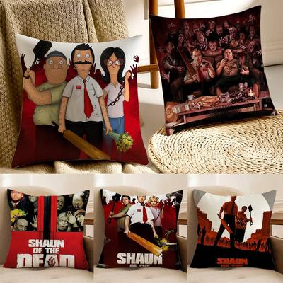 Funda de almohada S-Shaun-n de la Muerte Antiácaros Cremallera invisible Cama de sofá