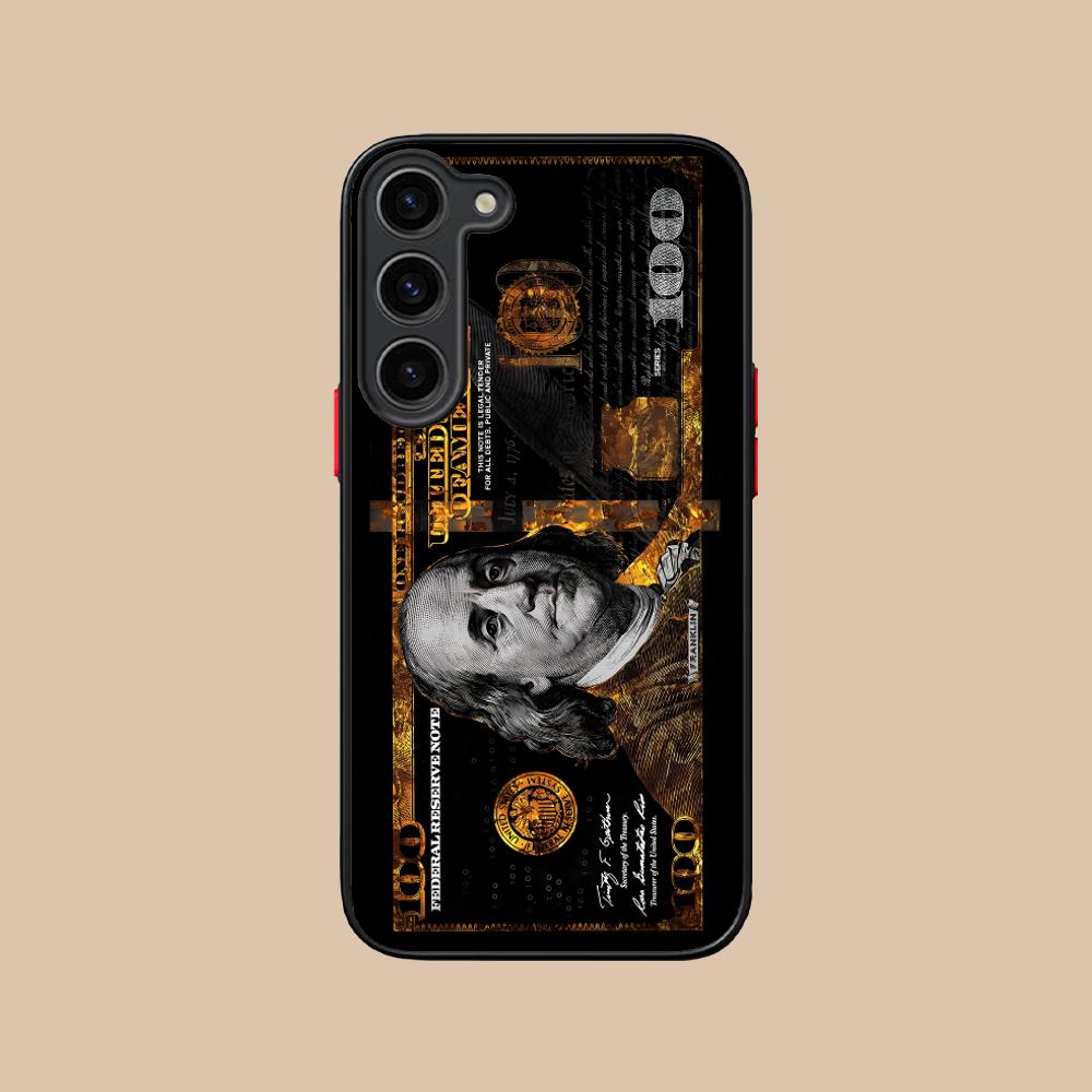 USD Dollar Silicone Mobile Phone Case for Samsung Galaxy S26 S25 S24 S23 S22 S21 Plus FE Ultra Colorful Cover
