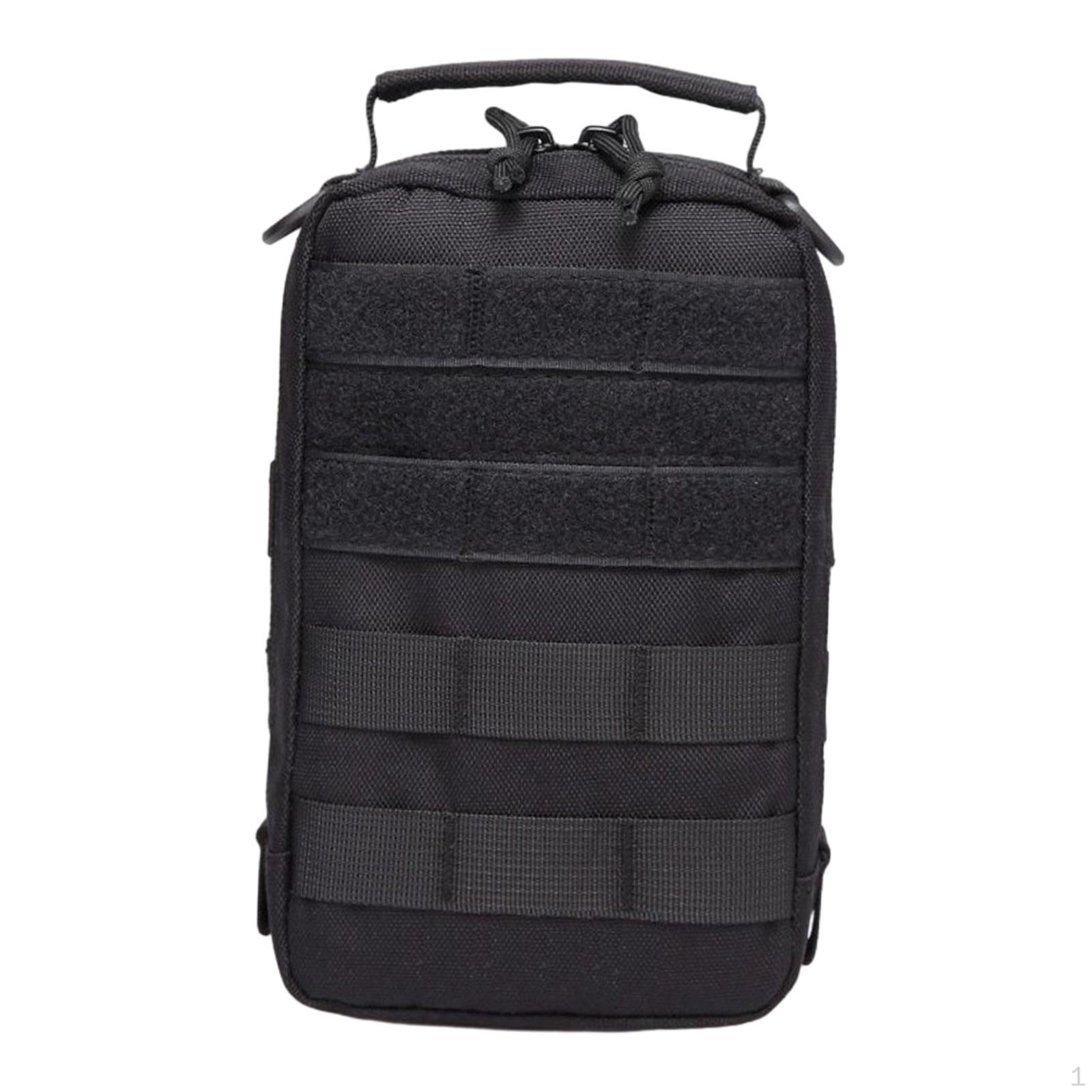 

Utility Tool Bag Multifunctional Gadget Organizer for Travel Outdoor Camping чорний