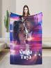 Hot Film Culpa Mia Blanket Warm Soft Funny Plush Throw Blanket for Students Outdoor Flannel Bedspread Bed Cover