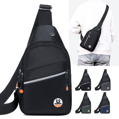 New Men's Chest Bag Multifunctional Commuter Business Shoulder Bag Cool Leisure Travel Large Capacity Portable Messenger Bag.