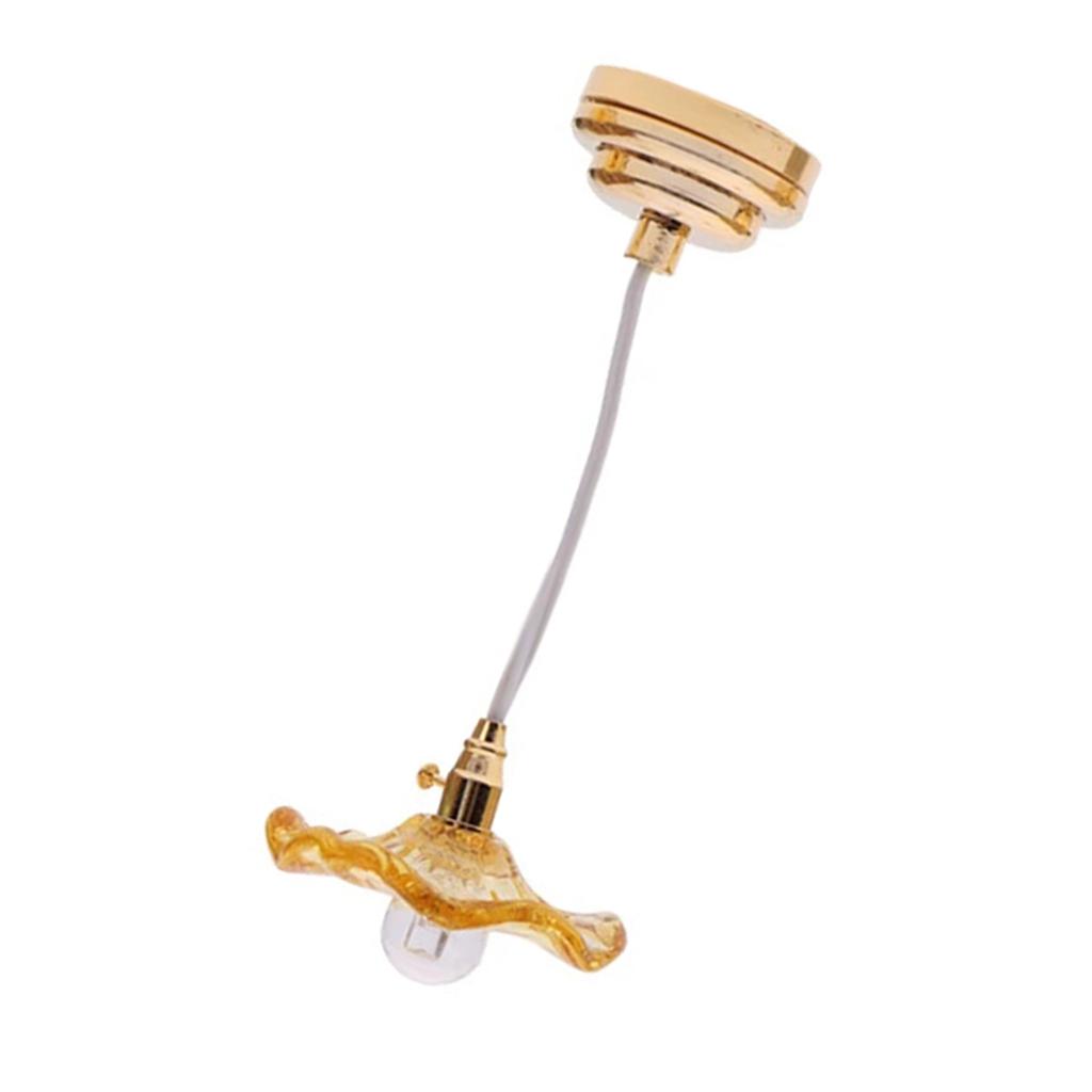 Puppenhäuser im Maßstab 1:12 Kronleuchter Miniaturmöbel Rollenspiel für Kinder Puppenhausmöbel Modell für Puppenhäuser