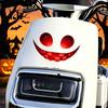 Decorative Stickers for Toilets Glow In The Dark Sticker, Self-adhesive Ghost Face Shape Decals, Horror Halloween Party Decor Waterproof PVC Stickers,