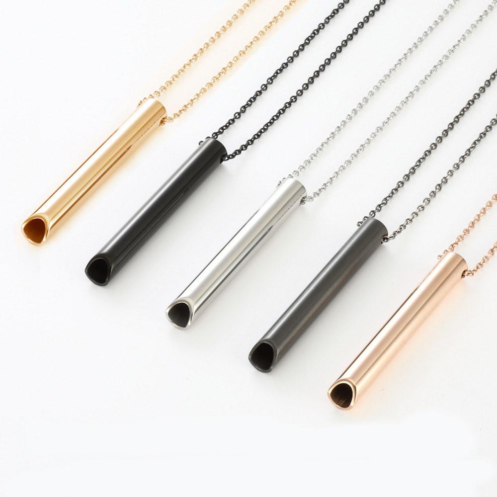 3d Shift Delightful Breathing Necklace In Stainless Steel With Adjustable Length Everyone For