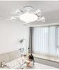 LED Fan Light E27 Base: Silent, Multi-Functional 5-Head Drone Model for Living Room & Bedroom