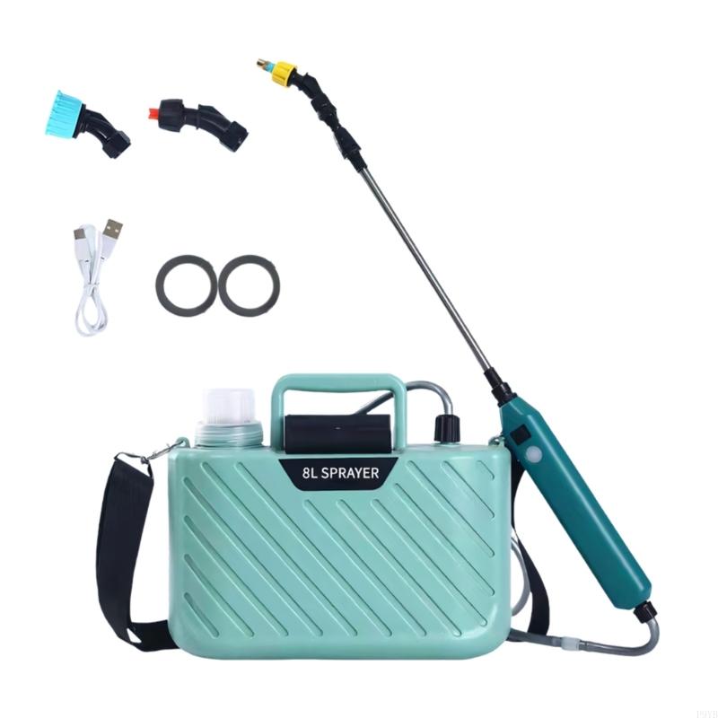 5L Electric Garden Water Dispenser Featuring Swiveling Nozzle And Shoulder Support For Home Gardening And Plant Care P9YB