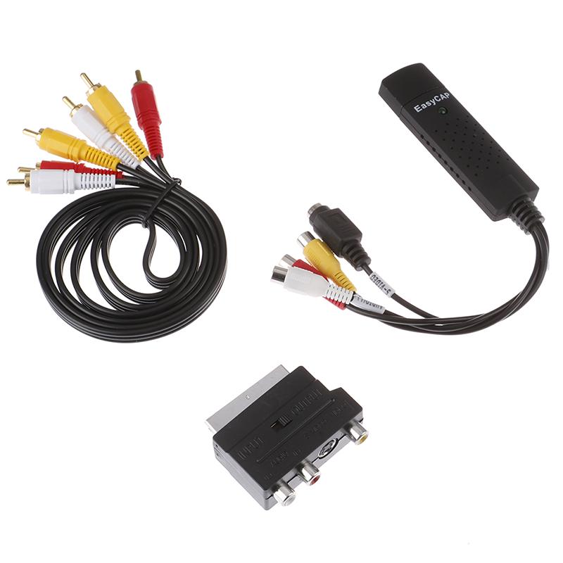 Video Cassettes Vhs To Dvd Convert Digitizing Usb Adapter Pc Laptop
