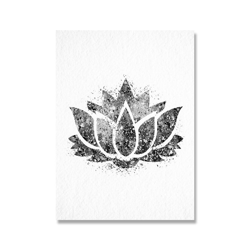 Meditasjon Lerret Maleri Abstrakt Buddha Yoga Kunst Motiverende sitat Plakat Buddhisme Print Plakat For Stue Hjem Innredning