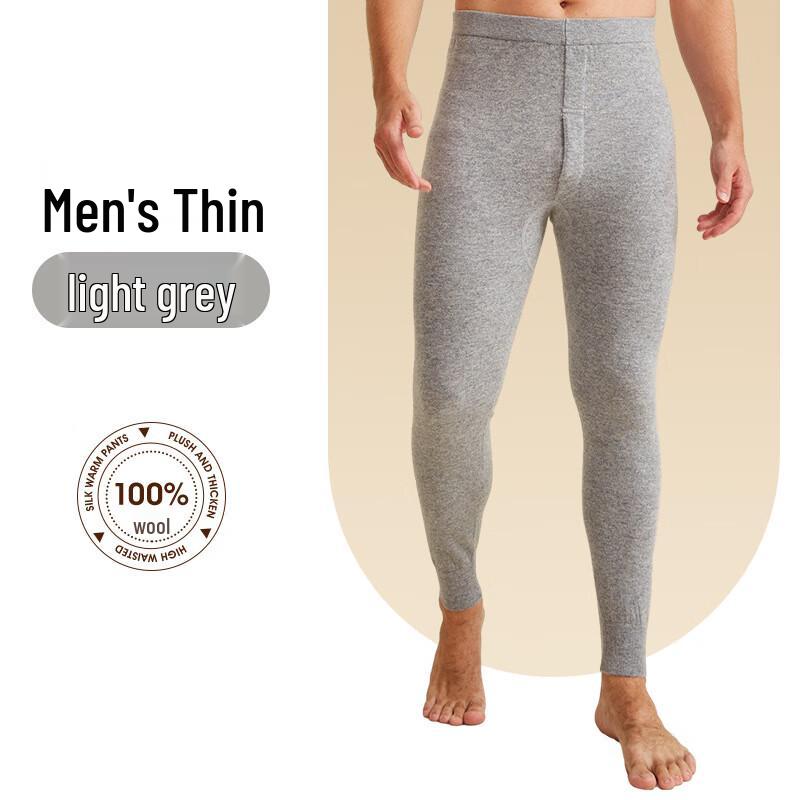 

Мужские тонкие шерстяные термобрюки M