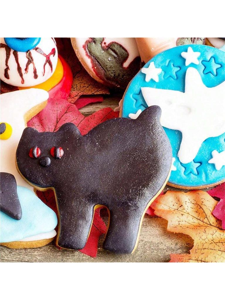 12/24PCS Cookie Mold Cookie Mold Mini Small Size Pumpkin Cookie Cutter Baking Tool Western Ghost Fes