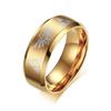 Mode Anime Triforce Dreieck Symbol Bandring für Männer Frauen Edelstahl Fingerringe Cosplay Party Schmuck Geschenke