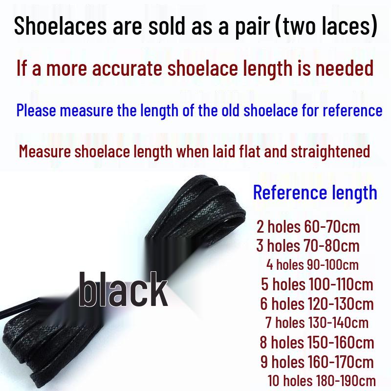 Waxed Flat Leather Shoelaces 0.5cm for High-Top & Military Boots - Available in Bright Red, Black, Wine Red