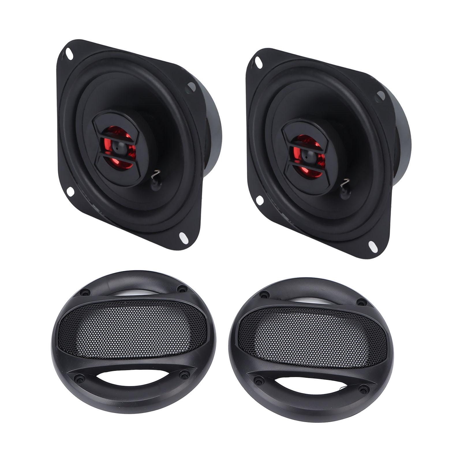 

1 Pair 4.2in Car Audio Stereo Speakers Universal Dome Tweeter 4 Ohm Loudspeakers for Automobile