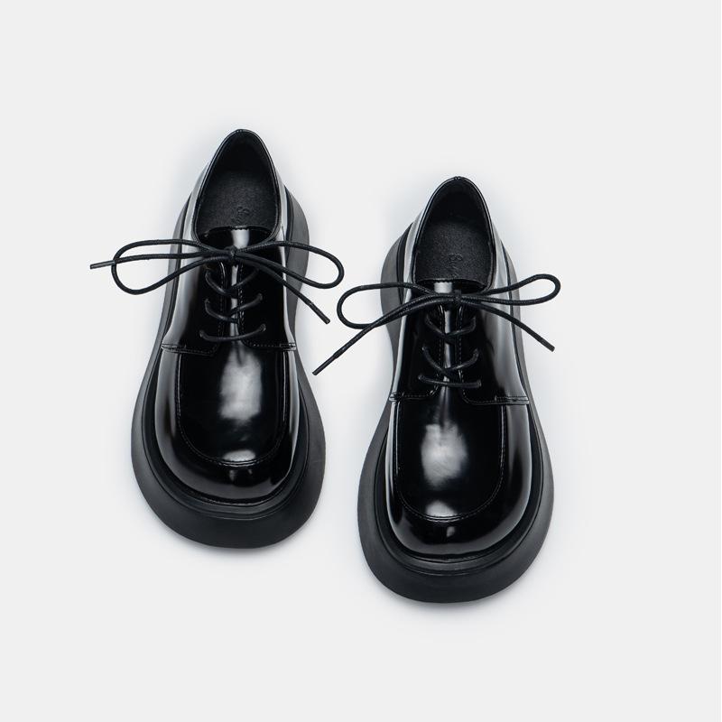 New Mary Jane Thick-soled Big-toe Shoes Women's Singles Shoes College Style Small Leather Shoes Women's Platform Shoes Women