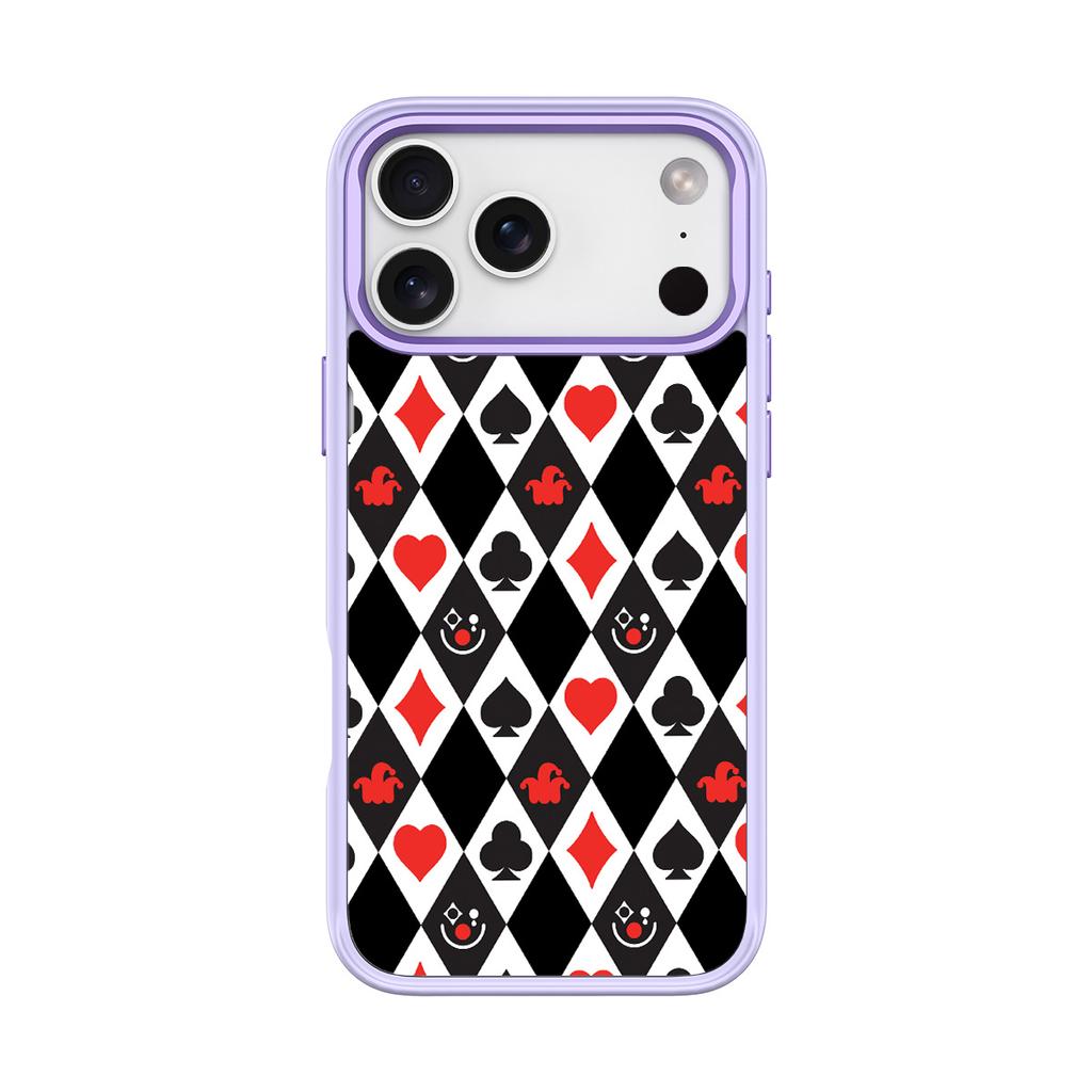 Applicable To Apple 17Pro Mobile Phone Case, Advanced Sense 16 Replaceable Back Plate 15promax Magnetic Mobile Phone Case, Poker Black.