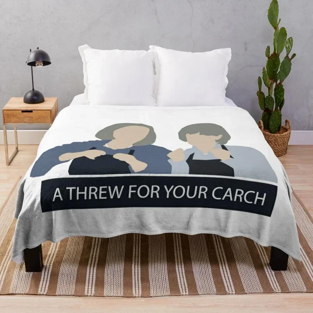 Prude and Trude - Kath and Kim Throw Blanket Loose Thermal funny gift Blankets 75X95CM