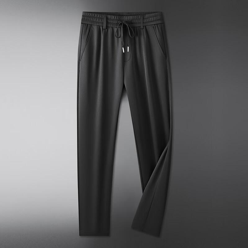 Men's Plus Size Summer Loose Breathable Straight-Leg Casual Pants
