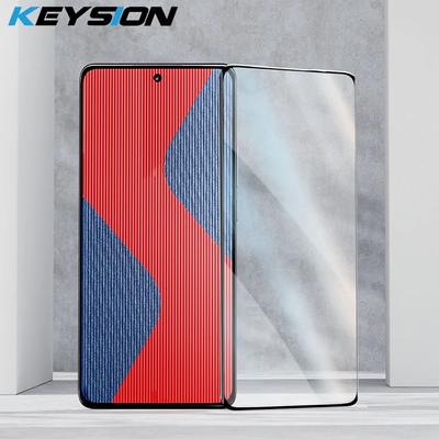 KEYSION Tempered Glass Full Cover for Realme 12 Pro+ 5G 12+ Screen Protective Film for OPPO Realme GT 3 Neo 5 C67 4G C51 Note 50