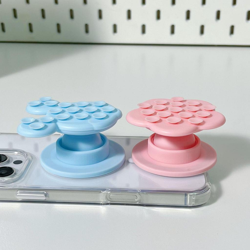 Desktop Flower Silicone Suction Cup Magnetic Phone Stand