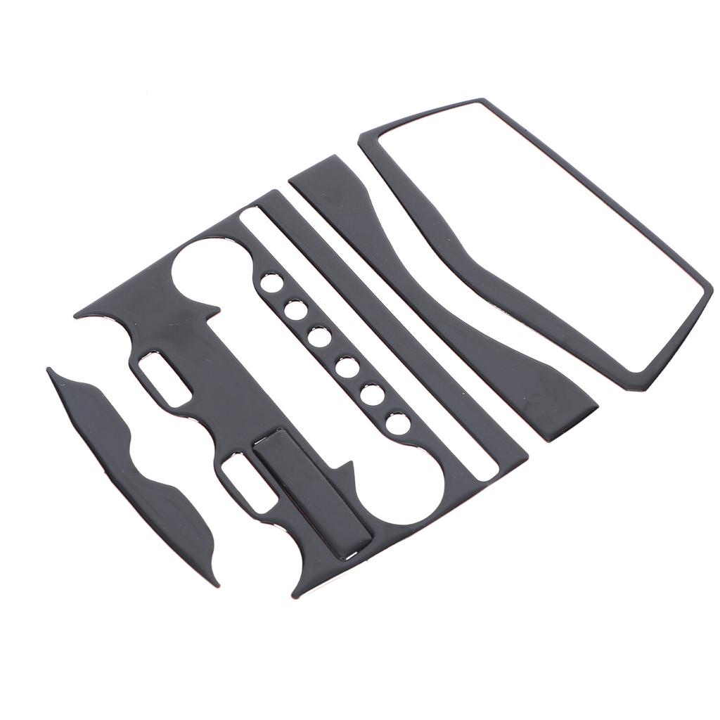 Glossy Piano Black Central Console Cover Trim For Nissan 370Z Z34 2009-