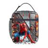 Spider-Man Cartoon Anime Lunch Bento Bag Children'S Fully Printed 3D Digital Insulation Bag Portable Outdoor Picnic Bag