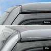 Top Roof Rain Gutter Upgraded Rainwater Diversions for Jeep Wrangler JL Gladiator JT 2018-2023 Car Styling Exterior Accessories