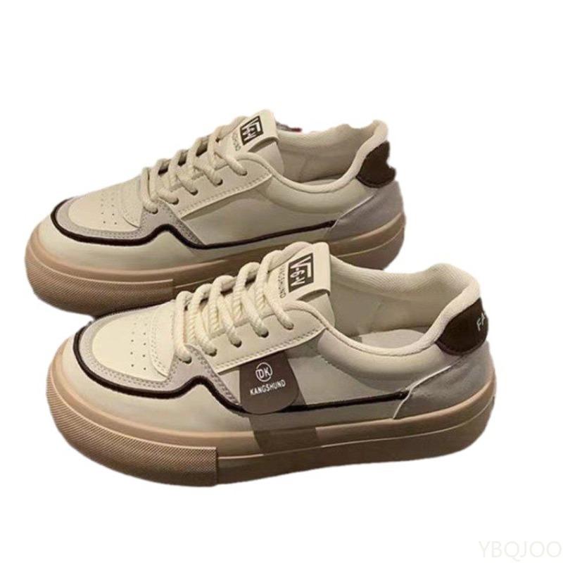 New Spring Summer Women's Breathable Thick Soled Fashionable Sneakers Round Toe Simple Comfortable Versatile Sports Shoes