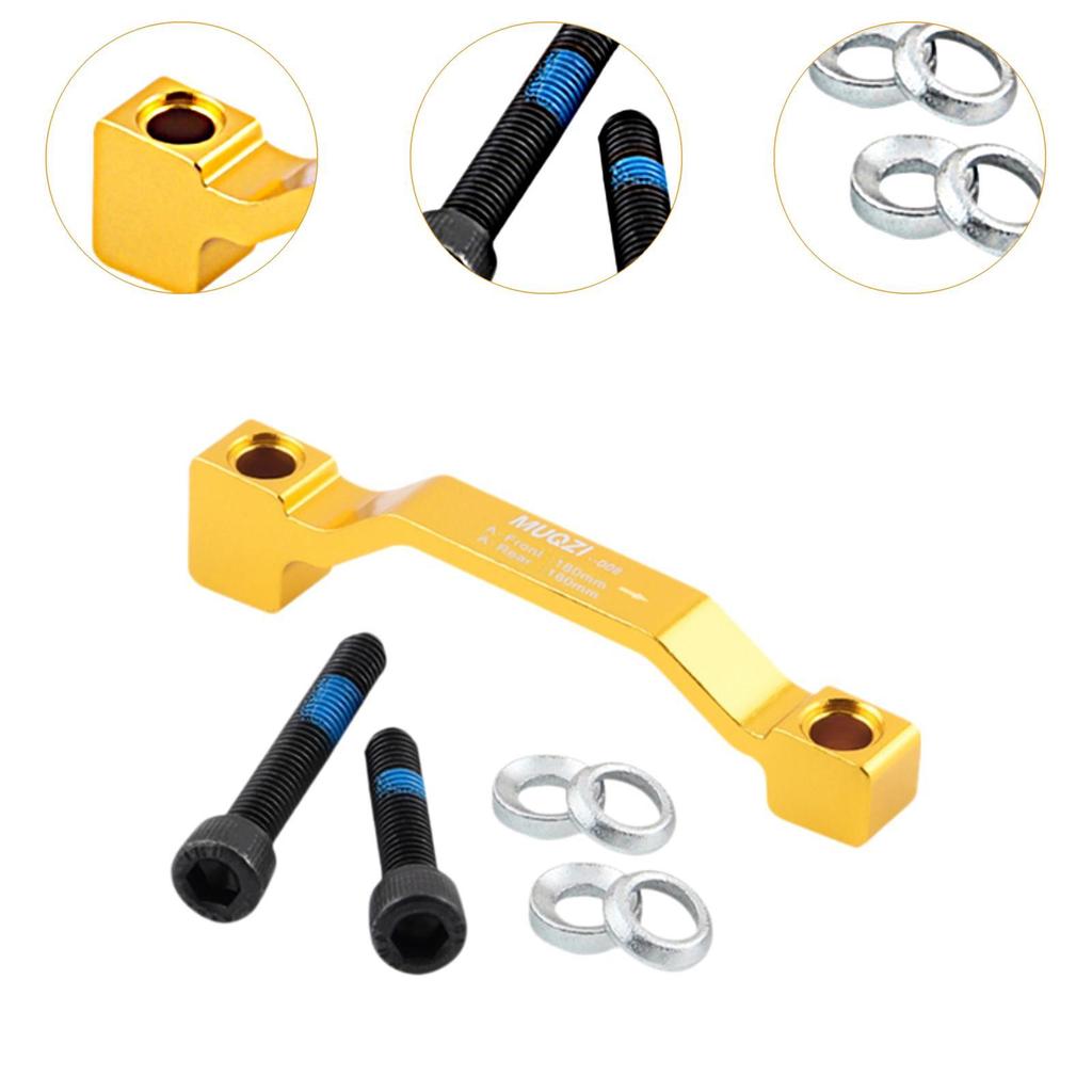 Uchwyt do hamulca tarczowego roweru, Adapter tarczy rowerowej, Konwerter Uchwyt montażowy do rowerów górskich Wymiana systemów hamulców tarczowych 180mm