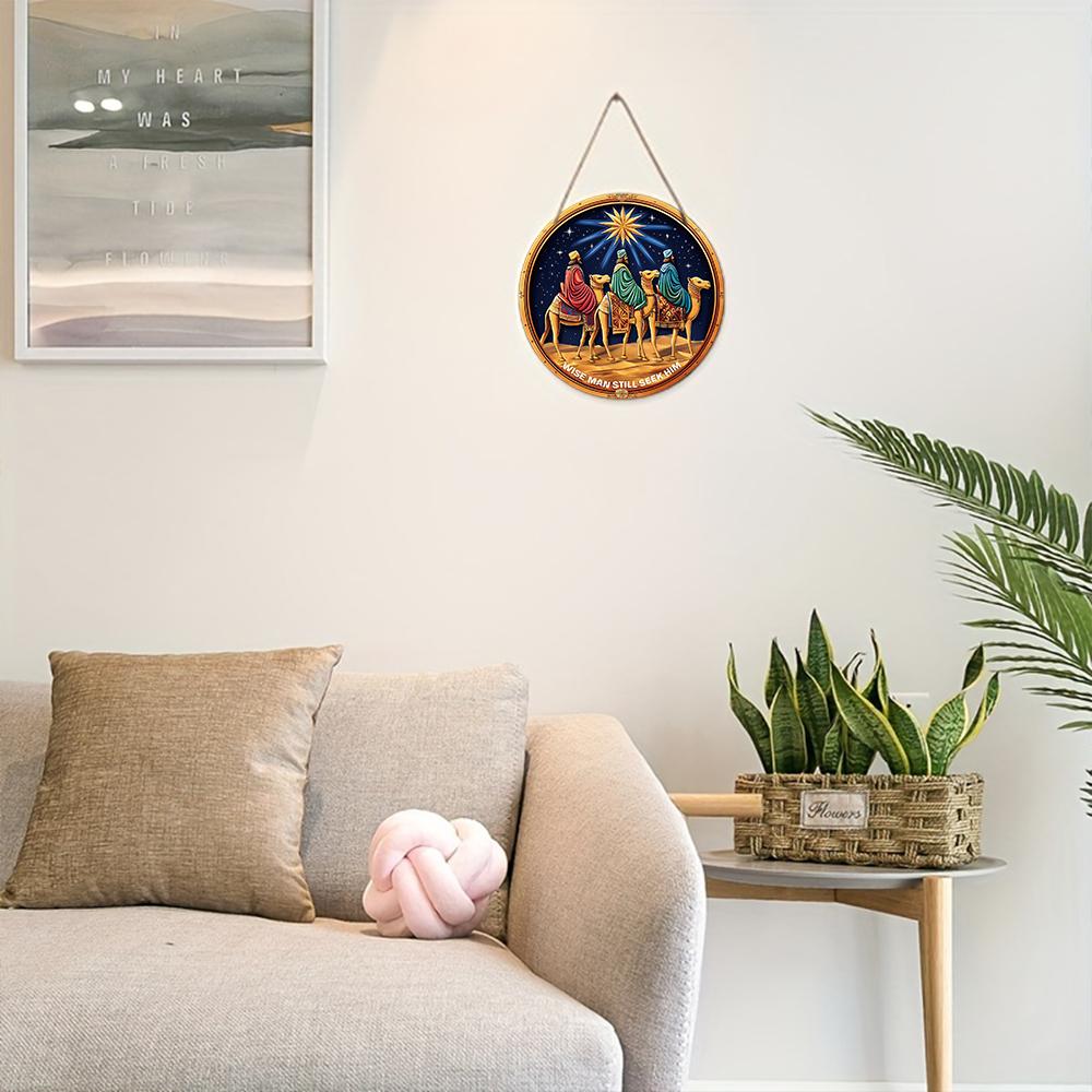 Decoration of Home Walls or Doors, 2d Flat Wooden, Christmas Decoration, Gifts for Friends and Family