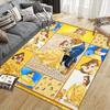1pc Beauty-and-the-beast Carpet Area Rug, Bedroom, and Playroom Durable, Stain-Resistant, and Easy To Clean, Living Room