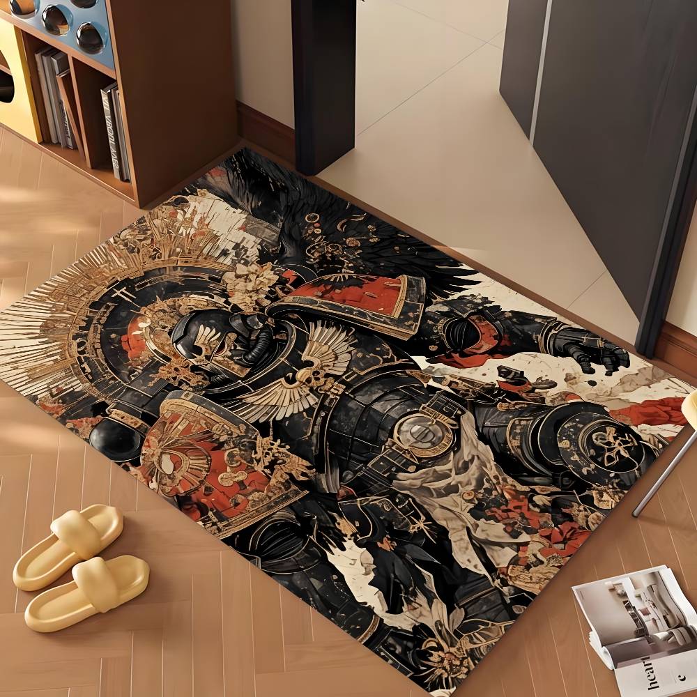 Warhammer 40K Space Marine Floor Mat Printed Large Carpets Room And Bedroom Carpets Bathroom Anti Slip Door Mats Small Carpets