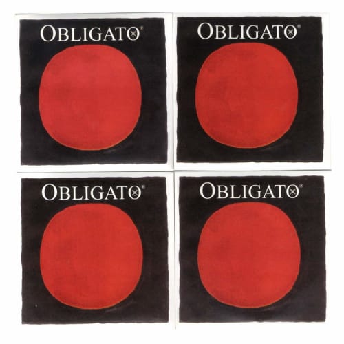 OBBLIGATO Violin String Set (4/4) E String with Ball End