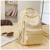 The new Japanese ins high-value, fresh, sweet and cute butterfly graffiti backpack, lightweight backpack for junior high school students