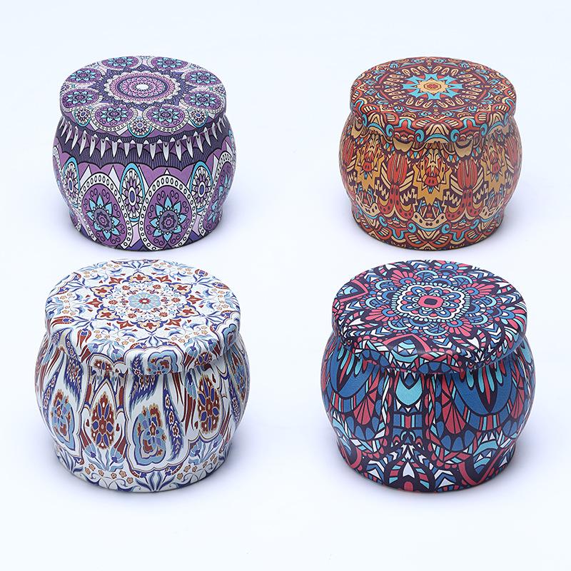 Soy Wax Scented Candle Set: Smokeless Tinplate, Creative Home Fragrance