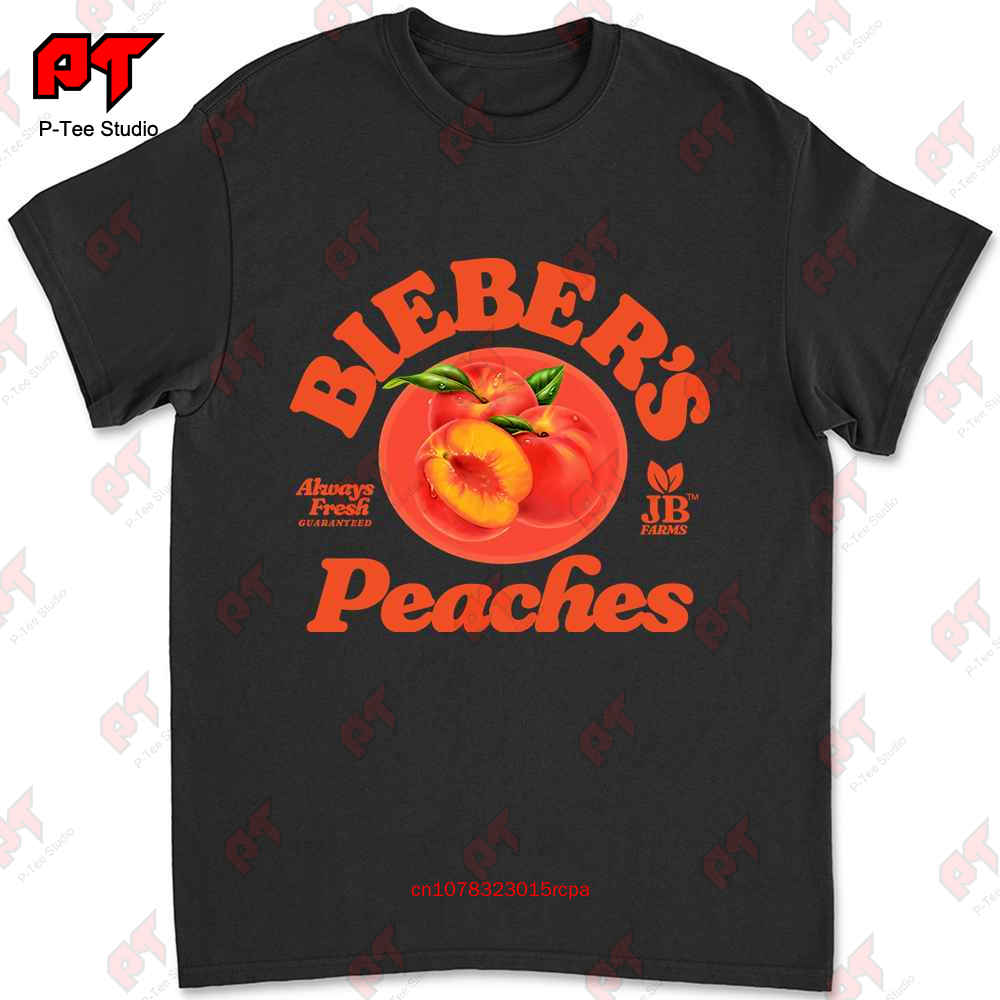 Justin Biebers Peaches Purpose Tour Tshirt Tee IAFG