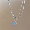 Summer Breeze Butterfly Necklace - Women's Cool and Sophisticated Design, Collar Chain, Double-layer, Niche Style