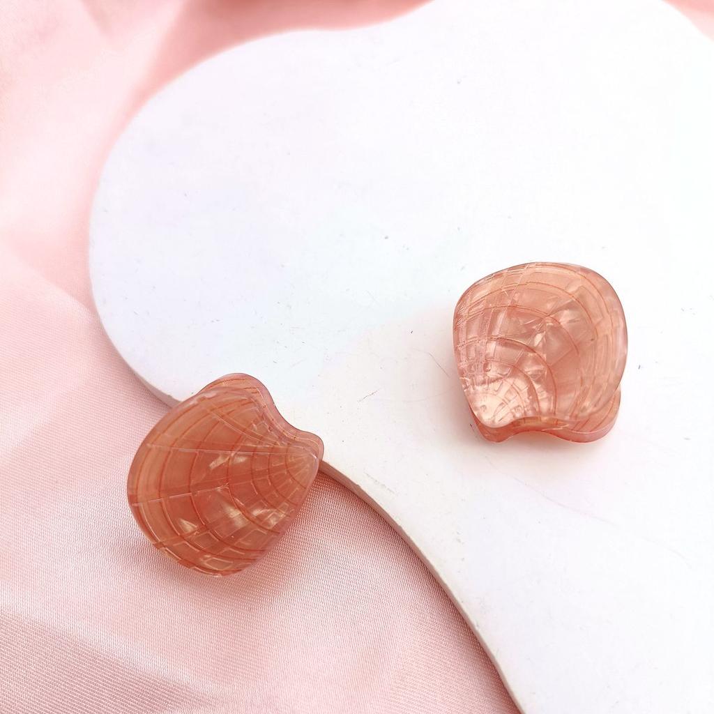 2 ks/sada Personalizované zvířecí sponky do vlasů Acetátové zvířecí sponky do vlasů Kreslená ryba Mini drápek do vlasů Doplňky do vlasů Mušle Dívky