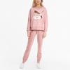 Puma Ess Sports Casual Color Block Logo Round Neck Pullover Sweatshirt Women Sweatshirt Pink 531382-15