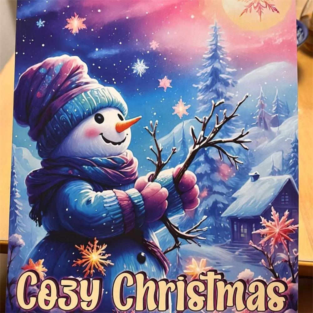 

Монтессори Подарок С Рождеством Раскраска Рождественская Тема Книжка с Дудлами на Рождество E